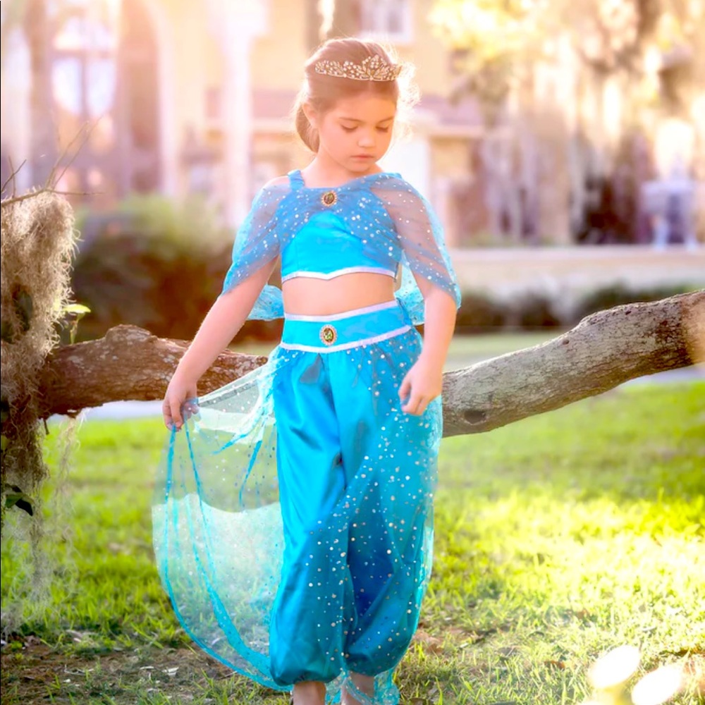 Trish Scully Jasmine blue genie costume size 7